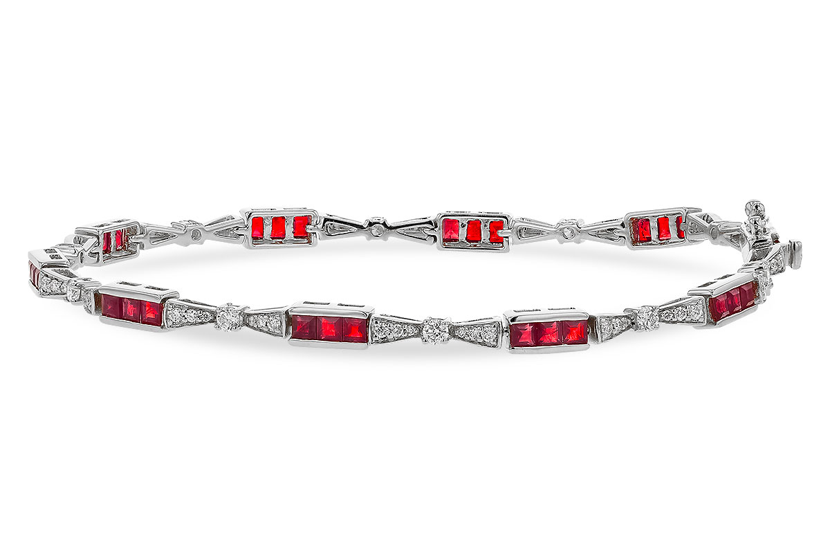 M320-33583: BRACELET 2.05 RUBY 2.70 TGW (7")