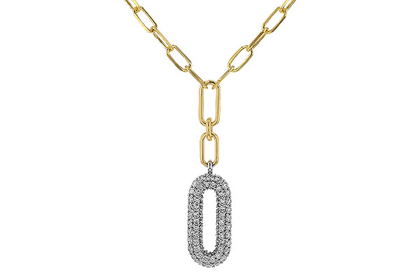 M320-35392: NECKLACE .96 TW (18")