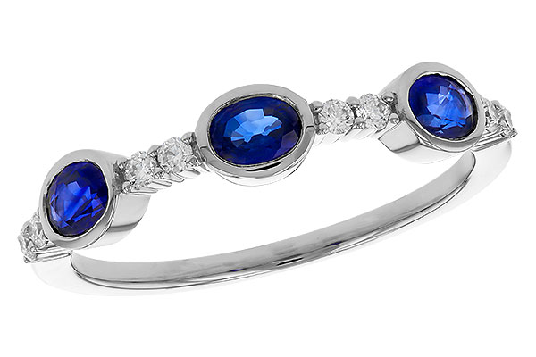 M320-36274: LDS WED RG .72 TW SAPP .84 TGW