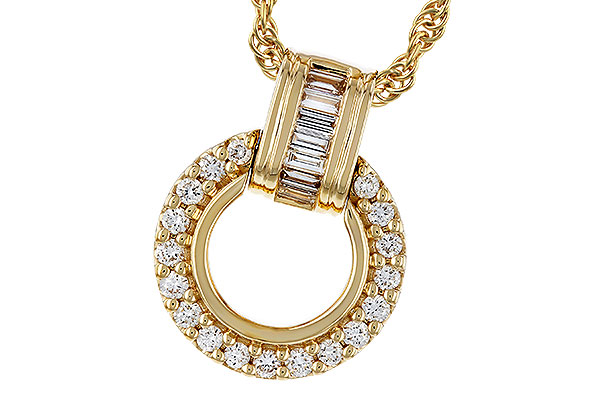 M320-36356: NECKLACE .12 BAG .33 TW