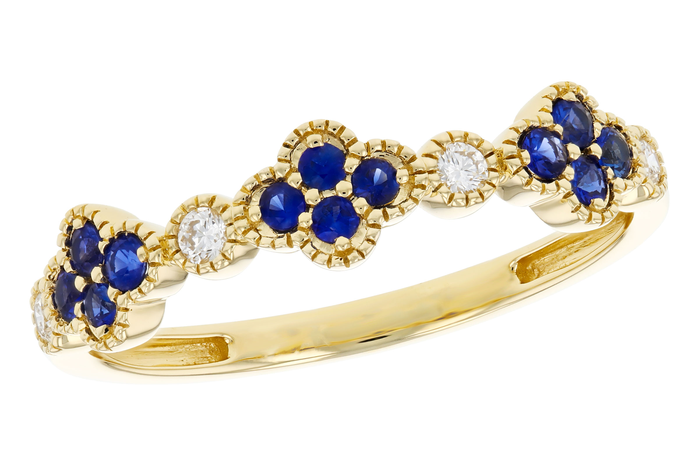 M321-21747: LDS WED RG .23 TW SAPPHIRE .31 TGW